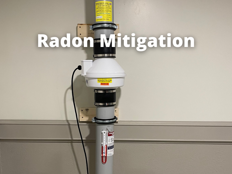 Radon mitigation regina - radon fan